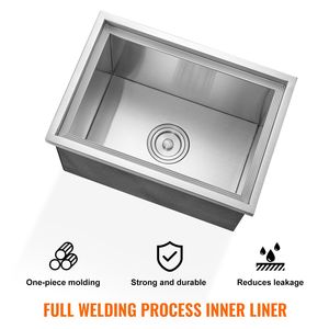 Frigorifero Portatile Commerciale in Acciaio Inossidabile da 40 Litri (20"L x 14"W x 12"H) - Perfetto per Cucine Esterne, Bar del Ghiaccio, Regalo Ideale - Product Image 4