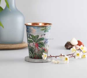 Custom Printed Enamel Designer Copper <b>Water</b> <b>Bottle</b> With 2 Glass Set India Pure Copper <b>Bottles</b> Unique Copper <b>Bottle</b> Drink <b>Metal</b> - Product Image 6