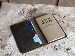 Couverture de carnet A5 en cuir vintage fait main, résistante, anti-odeur, protection, étui pour journal, rechargeable, pour le bureau LNBC-0065 - Product Image 6