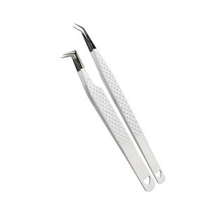Ensemble de pinces courbées à poignée diamantée blanche, instruments chirurgicaux orthopédiques ORL, autoclavables, garantie 5 ans, outil manuel pour - Product Image 1