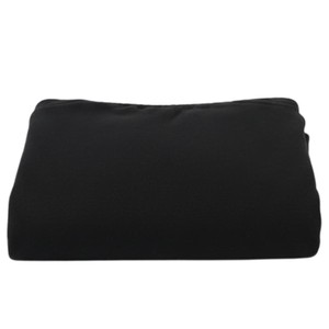 Pantalon de jogging en maille noir décontracté, taille élastique, vêtement de détente, pantalon en maille douce, coupe décontractée pour hommes et femmes, style urbain - Product Image 5