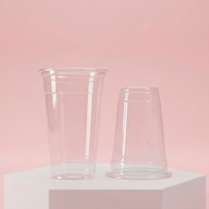Vasos desechables transparentes al por mayor para bebidas, jugos, café, para llevar, de 16, 20 y 22 onzas, 95 mm, vasos de plástico PP/PET para bebidas frías con tapa. - Product Image 1