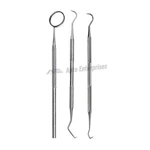 Professional Manual Dental Scraper Tool Mouth Mirror Medical Grade Stainless Steel High Quality Dentist Pick Tartar Scraper for - Product Image 1