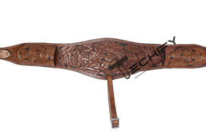 Sangle de selle western en cuir artisanal de qualité supérieure, réglable, accessoire pour selle de cheval, idéale pour le ranch et la randonnée équestre - Product Image 4