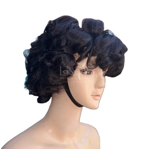 Perruque Courte Bouclée Vietnamienne Prix de Gros, Cheveux Humains Bruts, Fournisseur d'Extensions de Cheveux Humains Vierges 2025 - Product Image 1