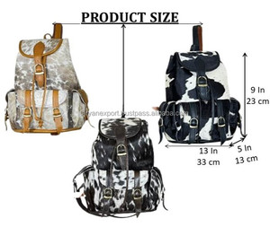 ODM OEM New Arrival 2024 High Quality Cowhide Leather <b>Drawstring</b> <b>Backpacks</b> for Men and Women's Rucksack Travel Weekender Daypack - Product Image 2