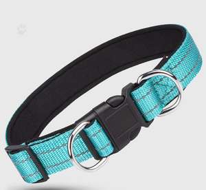 Collares para Perro Reflectantes Nocturnos de Nylon Ajustables con Logo Personalizado, Venta Directa de Fábrica Imra Impex Premium 2026, para Todas las Estaciones - Product Image 5