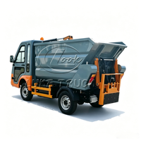 Camion benne électrique pur à levage élevé en promotion, mini camion de gestion des déchets électrique