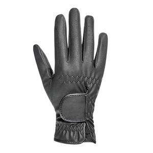 Gant de fitness et d'équitation unisexe en cuir d'été de haute qualité, personnalisé, à doigts entiers, avec sangle de poignet réglable et fermeture auto-agrippante, vente en gros - Product Image 3