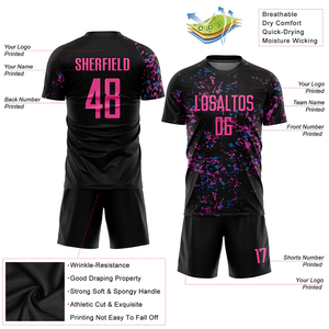 OEM Factory Production Soccer Uniform Set With Custom Name <b>Number</b> Breathable Printed Short Sleeve For Clubs Soccer Jersey Set - Product Image 4