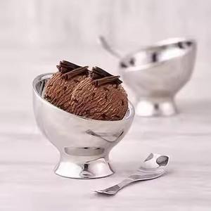 Bol à glace en acier inoxydable 304 plaqué cuivre |   Bol de service pour desserts en acier inoxydable |   Fabricant en gros - Product Image 3