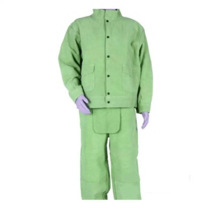 Trajes de Soldadura de Cuero Vacuno de Alta Resistencia y Rendimiento, Ropa de Seguridad Industrial con Protección Contra Incendios, Nivel de Protección JNM SAFETY - Product Image 1