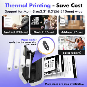 <span class=keywords><strong>Stampante</strong></span> Termica Mini A4 Bluetooth Senza Inchiostro Portatile <span class=keywords><strong>per</strong></span> <span class=keywords><strong>Computer</strong></span> e Telefono, Documenti, Ingrosso Personalizzabile <span class=keywords><strong>per</strong></span> Studenti e Uffici - Product Image 5