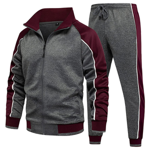 Ensemble de jogging décontracté en molleton de coton pour homme avec logo personnalisé, idéal pour l'entraînement sportif et la gym – Vente en gros fabricant - Product Image 1
