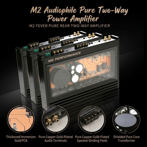 Amplificateur de <span class=keywords><strong>voiture</strong></span> M2 2 canaux <span class=keywords><strong>500W</strong></span> en pont classe AB 10Hz-30KHz pour enceintes à composants - Product Image 3
