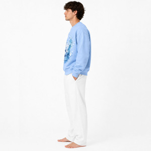Sudadera de Cuello Redondo con Forro de Felpa de Algodón Grueso, Estampada, para Hombre, Estilo Casual, Ecológica, Invierno, Fabricante OEM ODM - Product Image 4