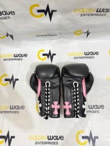 Goldenwave Professionelle Herstellung Großhandelspreis Premium-Qualität Echte Leder-Boxhandschuhe Professionelle Pro-Boxausrüstung - Product Image 5