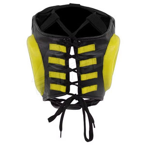 Protège-tête en cuir durable pour hommes, conçu pour un ajustement confortable, protection complète pour la boxe, le kickboxing, l'entraînement MMA, respectueux de l'environnement - Product Image 4