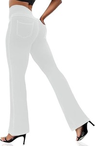 Mid Rise Vintage Bootcut Denim Jeans Mid Waisted Casual Regular Fit Knee Length Winter <b>Spring</b> Summer - Product Image 3
