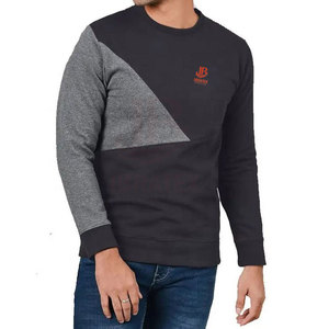 Sudadera de hombre a la moda de color sólido, con logotipo y talla personalizados, tejida en material 100% algodón. - Product Image 3