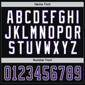 Maillot de hockey personnalisé noir, violet et blanc, sublimation, respirant, uniforme d'équipe, vêtements de sport cousus, entraînement, pour hommes, jeunes et adultes - Product Image 3