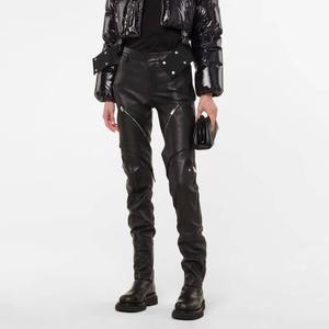 Pantalones de Cuero PU para Mujer, Sexy, Transpirables, Impermeables, Ecológicos, para Invierno, Color Personalizado, Gran Venta - Product Image 6