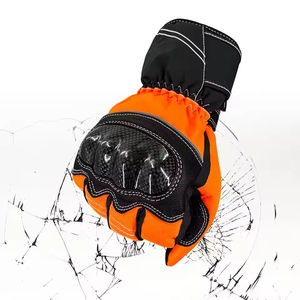 Custom Motorcycle Riding Gloves Hard Knuckle Protection Breathable Motorbike Racing Gloves Touchscreen <b>Slip</b> Palm OEM Manufacture - Product Image 3