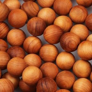 Riddhi Siddhi Carving-bead-jap-mala/ Tibetan Indian Wood Beads Natural Dark Golden Brown - Product Image 4