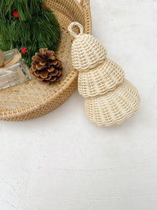 Árbol de Navidad de Mimbre para Mesa, Mini Adorno Navideño, Decoración Artesanal para Guardería, Decoración Festiva - Product Image 4