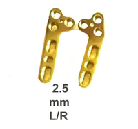 8 Pelat Pengunci Ortopedi Hewan TPLO 2.0-2.5-2.7-3.5mm Kanan/Kiri Manual Baja Tahan Karat Kelas I Instrumen Bedah CE