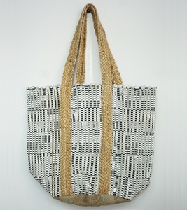 Bolsos de mano de yute bohemios para mujer 2026, duraderos, coloridos, de moda, abiertos, para playa, fiesta, viaje, compras, ecológicos, estilo indio - Product Image 2