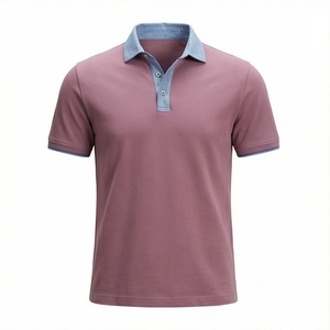 เสื้อโปโลผู้ชายสไตล์ลำลองสำหรับตีกอล์ฟ  ผ้าฝ้ายระบายอากาศได้ดี ไซส์ใหญ่  สตรีทแวร์  รับสกรีนโลโก้  สีสันและสไตล์ตามสั่ง - Product Image 1