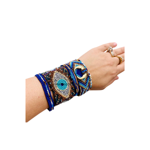 Pulseras hechas a mano con cuentas de semillas, personalizadas, últimas colecciones, pulseras bohemias con cuentas personalizadas - Product Image 6