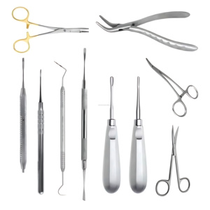 Juego de Instrumentos Quirúrgicos de Cirugía General, 10 Piezas, Reutilizables, de Acero Inoxidable Alemán, Instrumentos Manuales de Grado Médico - Product Image 6