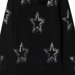 Sweat-shirts à capuche pour hommes en coton/polyester respirant avec strass, entièrement personnalisables, en polaire de haute qualité, écologiques et abordables - Product Image 6