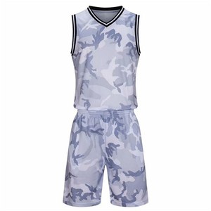 Conjunto de Camiseta de Baloncesto de Camuflaje Morado para Hombre, Sin Mangas, Cuello en V, Absorbe la Humedad, Ropa Deportiva, Corte Regular, para Todas las Temporadas - Product Image 5