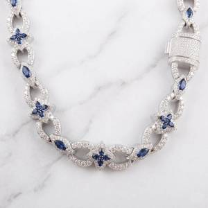Collier hip-hop tendance en moissanite pour femmes et hommes, disponible à la vente - Product Image 6