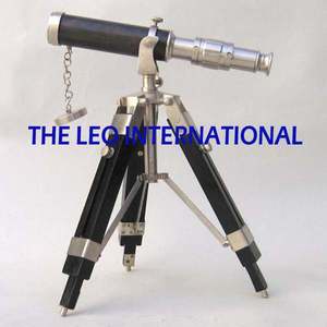 Vente en gros de jumelles bon marché télescope contemporain en métal aluminium poli brillant avec support pour le camping en plein air aventures - Product Image 4