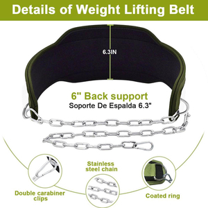 เข็มขัดยกน้ำหนักนีโอพรีนคุณภาพสูง ระบายอากาศได้ดี สำหรับทุกเพศ  ฝึกเดดลิฟท์  โลโก้สั่งทำได้-ราคาขายส่ง เข็มขัดนีโอพรีน - Product Image 4