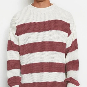 2026 NEW ARRIVAL <b>Long</b> Sleeve Knit <b>Sweater</b> Men Crewneck Cable Knit Crewneck <b>Sweaters</b> Twist Patterned Knitted <b>Sweater</b> Men - Product Image 3