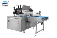 Machine à fabriquer des biscuits de haute qualité SKYWIN, machine à biscuits trois couleurs pour les boulangeries et les snack-bars, équipement de boulangerie abordable