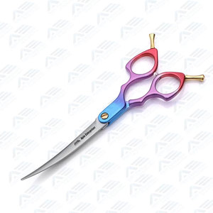 Safety Round Tip Stainless Steel <b>Dog</b> Grooming <b>Scissors</b> Pet Grooming <b>Scissors</b> Products Pet Care Products <b>Scissors</b> - Product Image 3