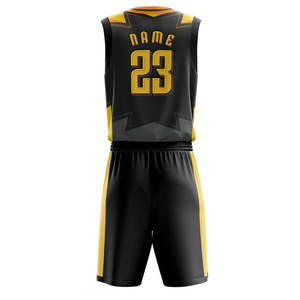 Uniforme de Baloncesto Sublimado Personalizado al por Mayor, Servicio OEM, Transpirable, Anti-UV, Ropa Deportiva Profesional, Diseño Personalizado - Product Image 3