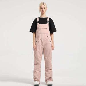 Pantalon de ski imperméable pour femme, coupe-vent, isolé, salopette de snowboard rose, vêtements de sport d'hiver pour l'extérieur, pantalon de neige, vêtements de montagne - Product Image 1
