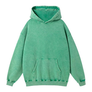 Sweat-shirt à capuche délavé effet vieilli, coupe confortable et tissu de qualité supérieure - Product Image 6