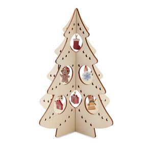 Accessori decorativi di natale decorativi personalizzabili per alberi di natale ornamento Silhouette - Product Image 4