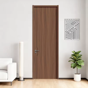 Puerta Interior de Madera MDF Sólida con Acabado Minimalista, Personalizada por el Fabricante, Insonorizada y Resistente al Agua, para Dormitorio, Comedor u Hospital - Product Image 4