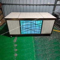 Équipement de banquet pour hôtel OKEY, comptoir de buffet à induction pliable, table de buffet pliable personnalisée pour restaurant