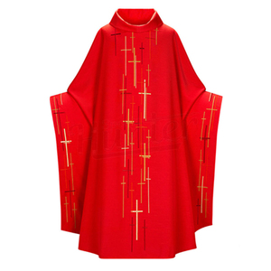 เสื้อคลุมของนักบวชในโบสถ์สำหรับผู้ชายเสื้อคลุมสั่งตัดคุณภาพสูง - Product Image 4