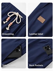 Pantalones Cortos Deportivos Grises Personalizados para Hombre, Cómodos para Gimnasio y Ejercicio, de Secado Rápido, con Excelente Servicio - Product Image 6